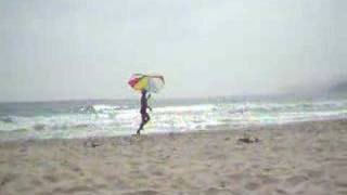 A regular Guy, an Umbrella, the beach