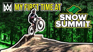 First time riding at Snow Summit bike park!