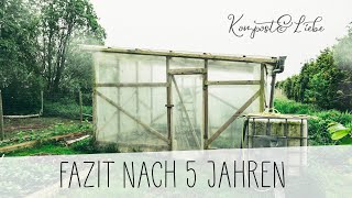 Folien Gewächshaus Test und Fazit nach 5 Jahren ✔️ | Kompost&Liebe