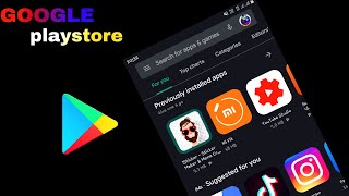 How to enable google playstore DARKEN MODE on  android