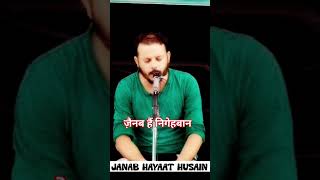 Short Clip Noha Zainab Hain Nigehbaan | Hayaat Husain King Abbas #shortvideo #kingabbas