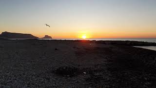 Altea. Viendo el sol nacer