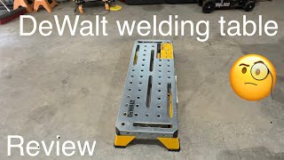 Dewalt DXMF4618WT welding table review