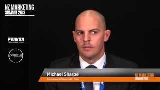 NZ Marketing Summit - Michael Sharpe | Hays Recruitment