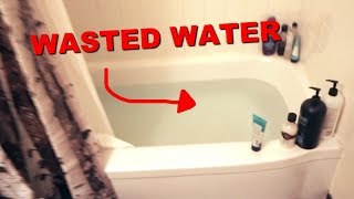 How fast can a leak fill a bathtub?? (Experiment)