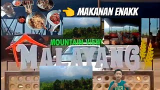 Makan Siang langsung hadap ke gunung 😎 - Makan di Warung Sunda Malayang Resto