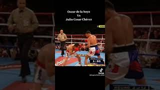 Oscar de la olla vs Julio César Chávez