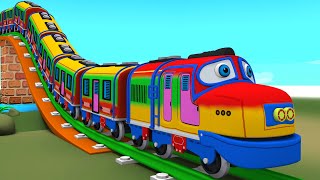 Long Train - Choo Choo Cartoon Train Toy Factory