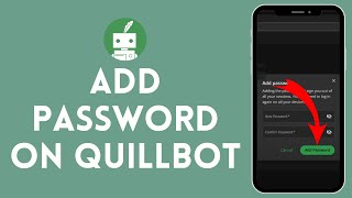 How to Add Password on QuillBot (2024) | Include Password on QuillBot