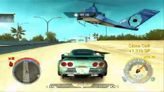 Need for Speed Undercover (PS2) - Outrun & Pursuit (Porsche 911 GT2 Cop) / Chevrolet Corvette Z06