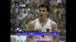 Partizan šampion Evrope 1992. 🏆 Trojka Saleta Djordjevica za titulu 🕛 Partizan - Huventud  71:70