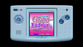 SNK Gals Fighters(NGPC) - Q.O.F. Mode Full Playthrough as Shiki.