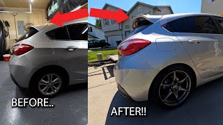 Chevy Cruze RS Spoiler Install On 2nd Gen LT Hatchback