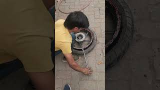 patch puncture repairing process