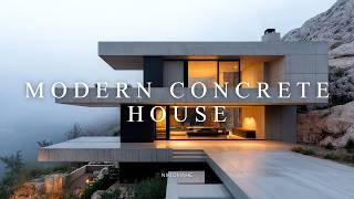 The Beauty of Concrete House Design Ideas, Modern Architecture in Diverse Settings