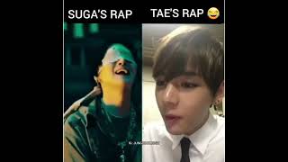 Suga's Rap VS Tae's Rap