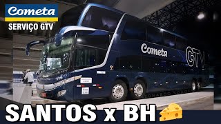 COMO É VIAJAR DE COMETA ATÉ BELO HORIZONTE? SANTOS x BELO HORIZONTE no DD GTV SERVICE