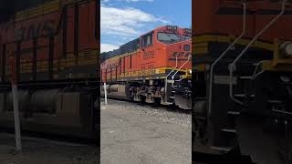 Ferromex and Warbonnet on BNSF H-BARPAS #shorts #bnsf #ferromex