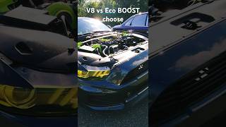 Mustang V8 or Eco #car #mustang #v8 #ecoboost #modified #turbo #shorts #reels #fast #ford #video #yt