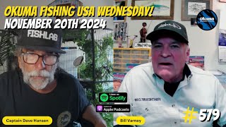 Okuma Fishing USA Wednesday! | YSWG Show w/ Captain Dave Hansen #579