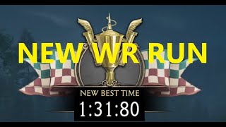 Hogwarts Legacy 1st Broom Race no upgrades 1:31:80 (World Record)