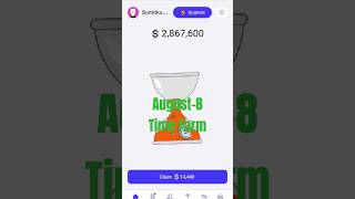 Time Farm Answer Today | Time farm August-8 Answer | Time Farm Answer #timefarm #crypto