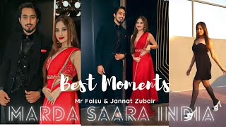 Ranjha | marda saara india launch party | Mr Faisu And Jannat Zubair Best Moments | Fainat Forever