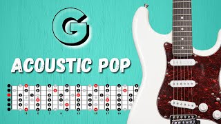 Uplifting Acoustic Pop Rock Guitar Backing Track in G major