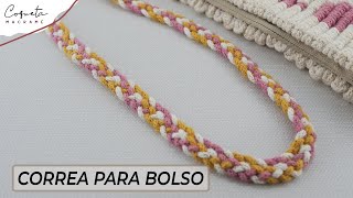 Decora tu bolso con esta correa de cuerdas/Coqueta Macramé