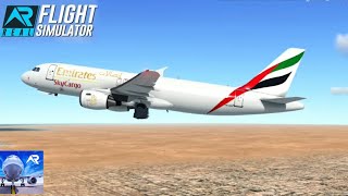 RSF Real Flight Simulator | Mumbai to Dubai | Emirates Airways | real flight simulator | Game play