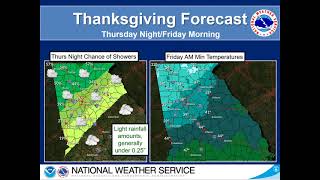 NWS Peachtree City Weekly Weather Briefing (November 23, 2021)