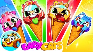 We Love Ice Cream Song 🍦 Baby Cars Live 24/7 🚓🚒🚑 + More Best Kids Songs And Nursery Rhymes 😻