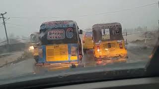 January Rainstorm In Monrovia, Liberia