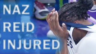 NAZ REID injured after huge 17pt first half, highlights and injury