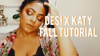 TUTORIAL | DESI X KATY DOSE OF COLORS COLLAB FALL MAKEUP