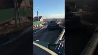 Russia has begun invading Ukraine. Russian tanks are seen crossing border into Ukraine from Belarus.