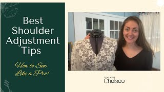 Shoulder adjustment tips: How to sew like a pro, Workshop Wednesday