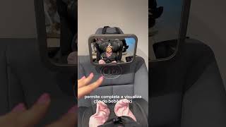 Espelho para carro Howdy da Kiddo para melhor visualizar seu bebê enquanto você dirige 😍 #baby