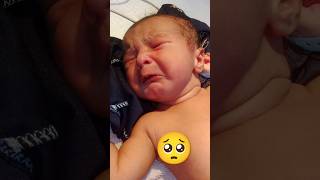 Cry Most cute baby after birth #viralvideo #shortvideo #fashortnewborn