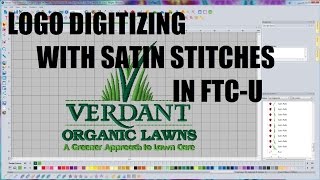 Digitizing a company logo in Floriani Total Control U