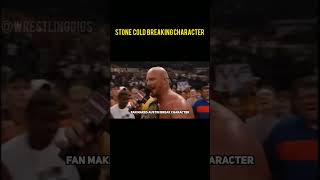 Stone Cold Steve Austin breaking character #stonecoldsteveaustin #wwe