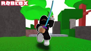 VIREI UM NINJA NO ROBLOX! (ROBLOX - BE A PARKOUR NINJA)