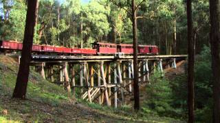 Baldwin Narrow Gauge 2-6-2 crossing a big trestle bridge