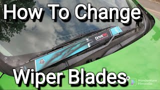 How to change Car Windscreen Wiper Blades