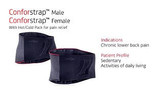 Donjoy Lumbar Support Range - Comforstrap (Male & Female)