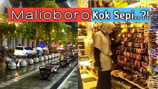 Jalan - Jalan ke Malioboro Jogja saat hujan, suasana sepi / Wisata Baru Jogja 2023