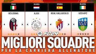 Le MIGLIORI 10+1 SQUADRE da PROVARE nella CARRIERA ALLENATORE su FC 24!