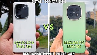 IQOO Z9S Pro 5G vs Realme P2 Pro 5G | Full Detail Comparison | Best Smartphone Under 25000Rs