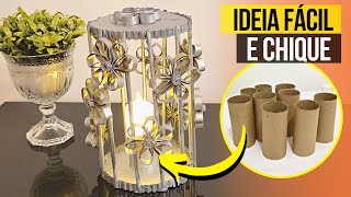 NÃO JOGUE ROLOS DE PAPEL HIGIÊNICO NO LIXO✨IDEIA INCRÍVEL COM ROLINHOS | DIY Home Decor