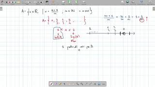 Introduzione e ripasso per l'analisi -  Sup, Inf, Max, Min, accumulazione - 08